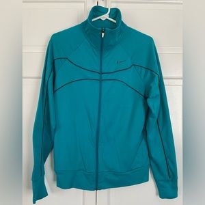 Women’s Nike Track Jacket. Size L. Teal